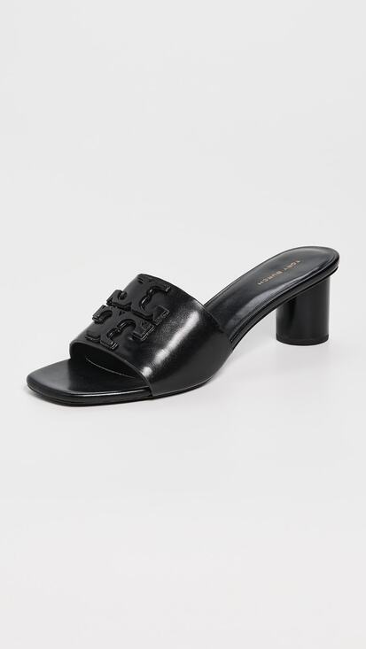 Tory Burch Shoes - Tory Burch Ines Heeled Mule Black Size 9